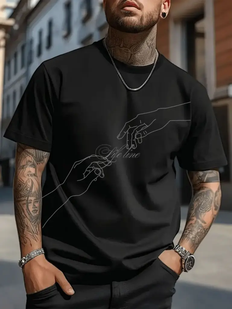 IMP Lifeline Hand  T-Shirts (S,M, black)